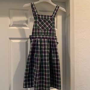 Girls Catholic/dark academia style dress size 12 with side buttons and pockets